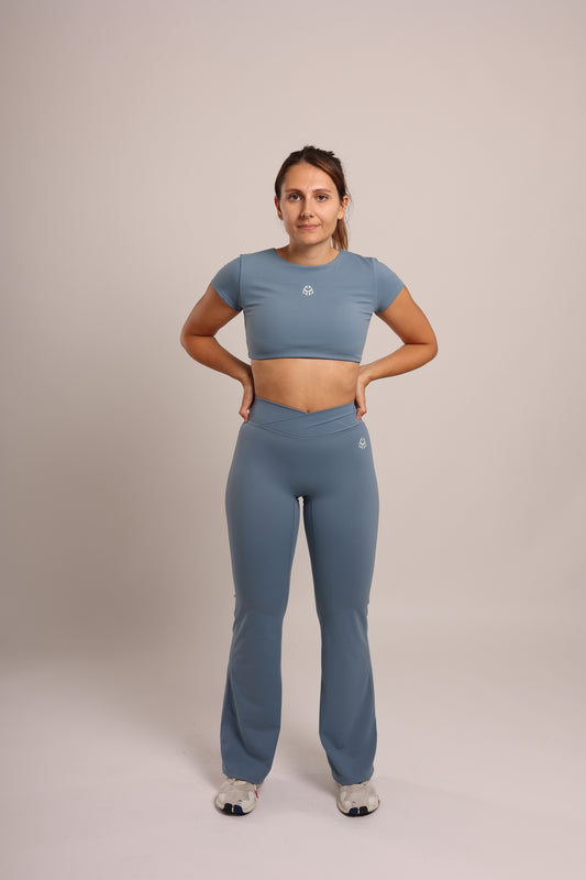 Legging - MIA - bleu/gris