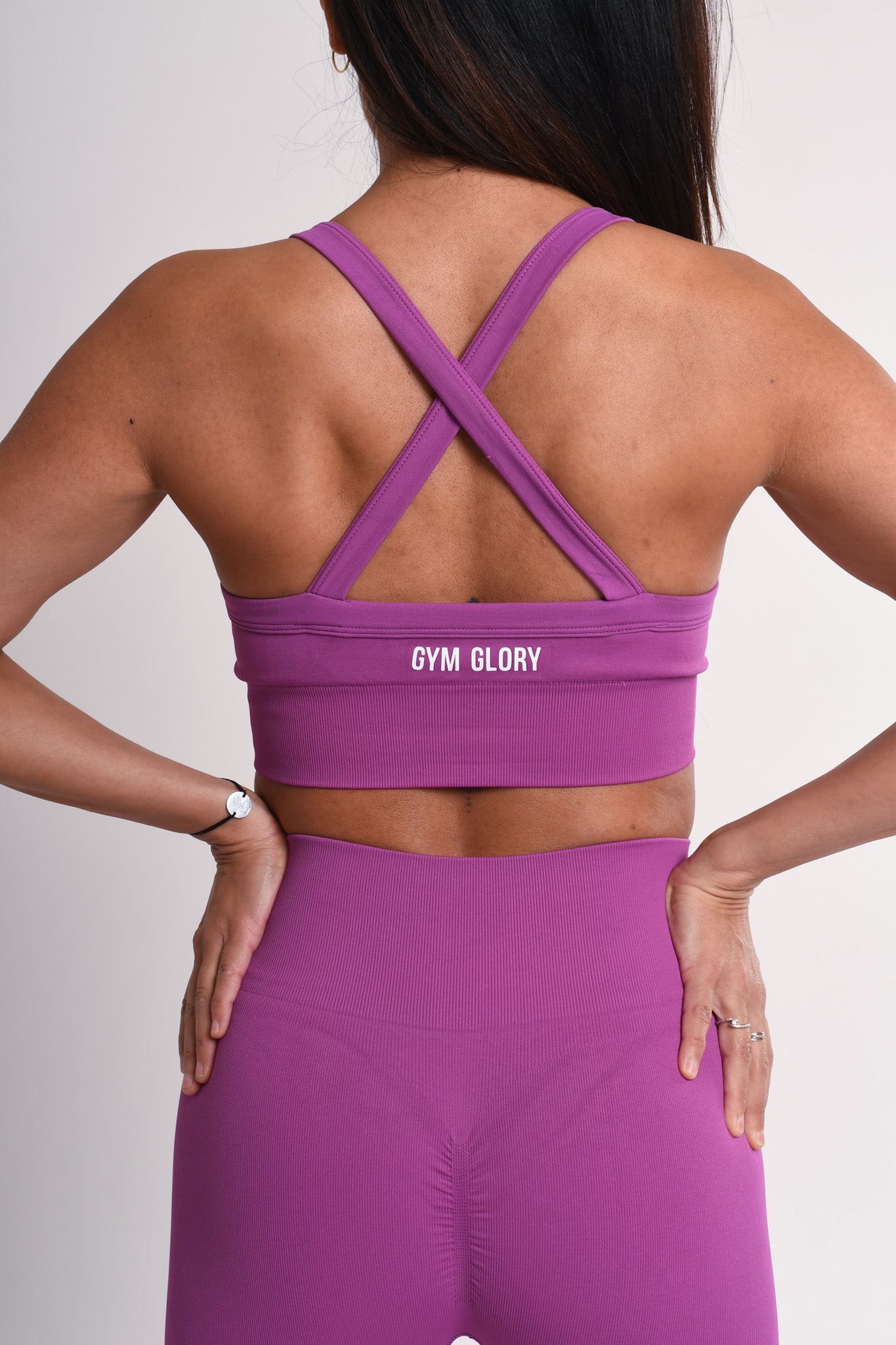 Brassière croisée - IRIS - Lila