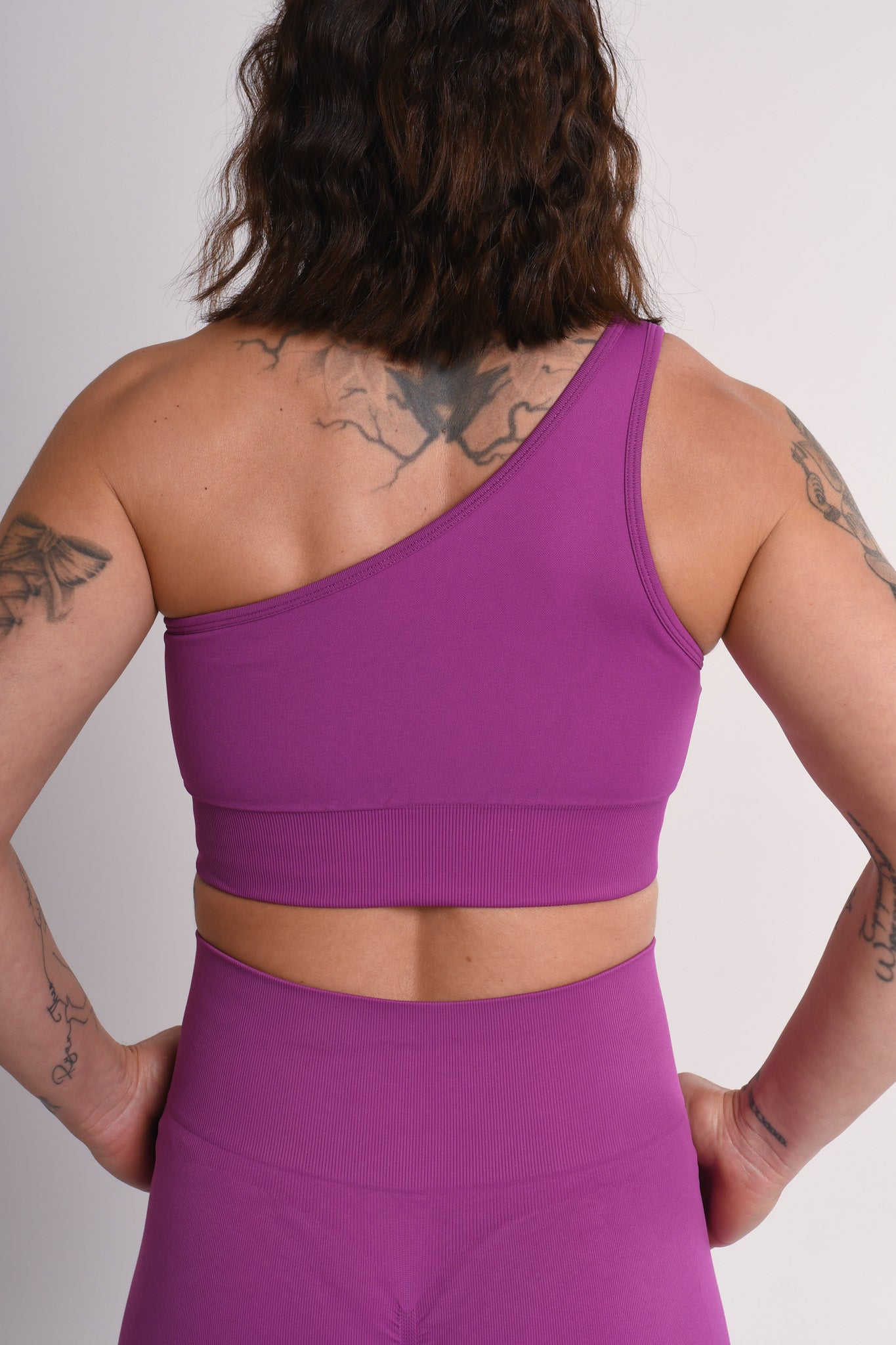 Brassière asymétrique - IRIS - Lila