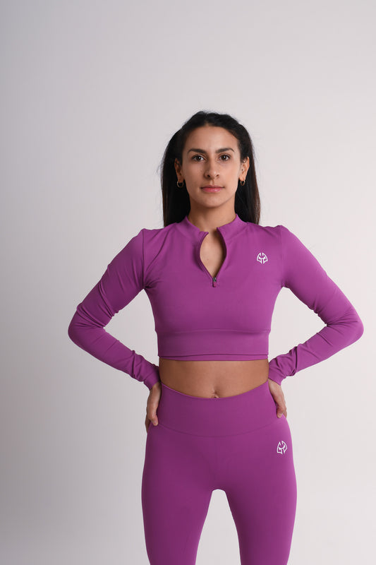 T-shirt manches longues - IRIS - Lila