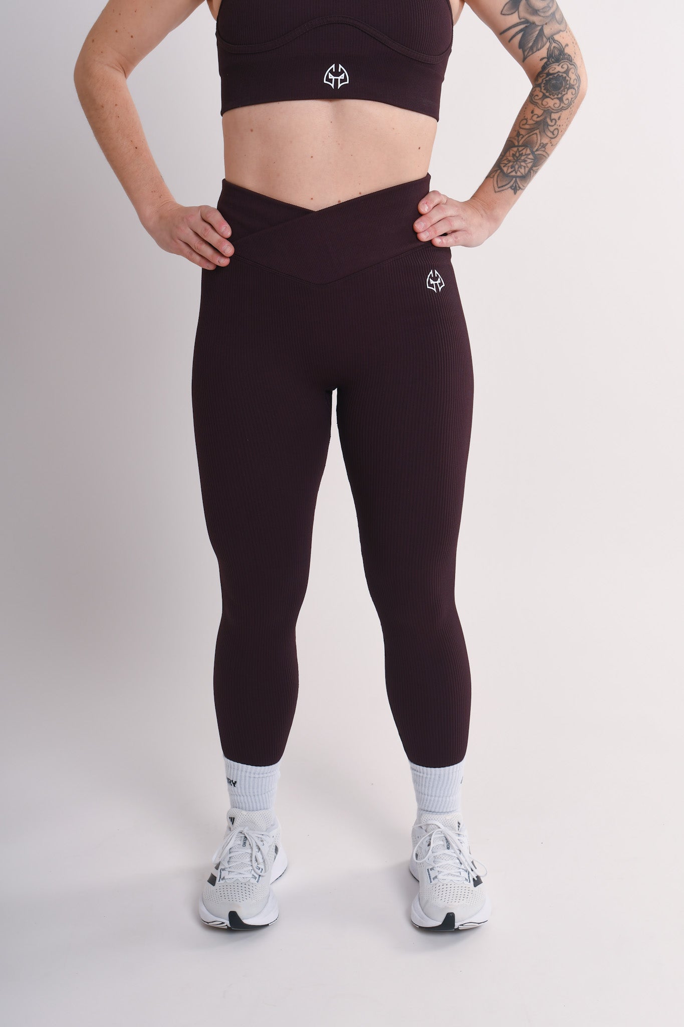 Legging - JOY - Prune/marron
