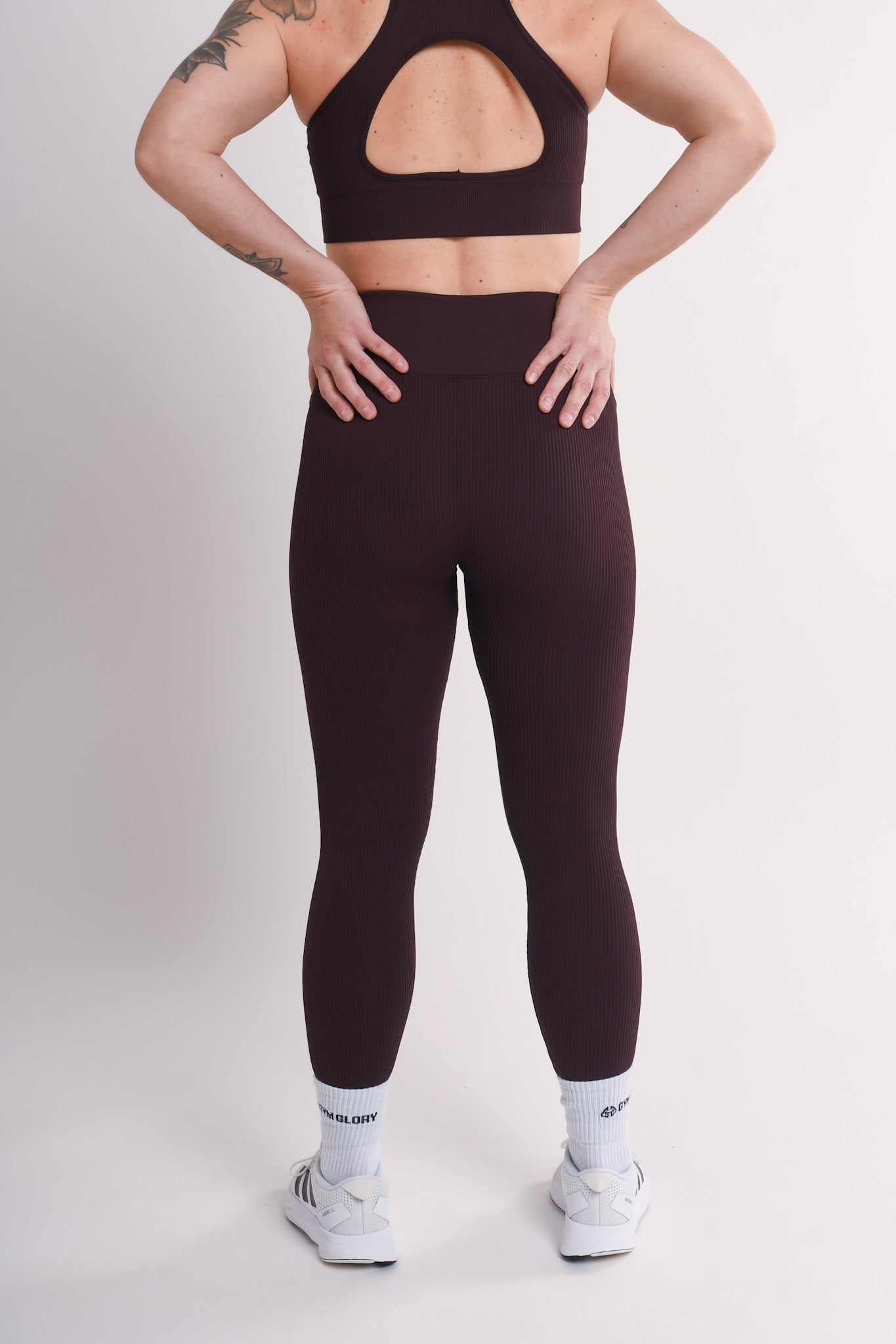 Legging - JOY - Prune/marron