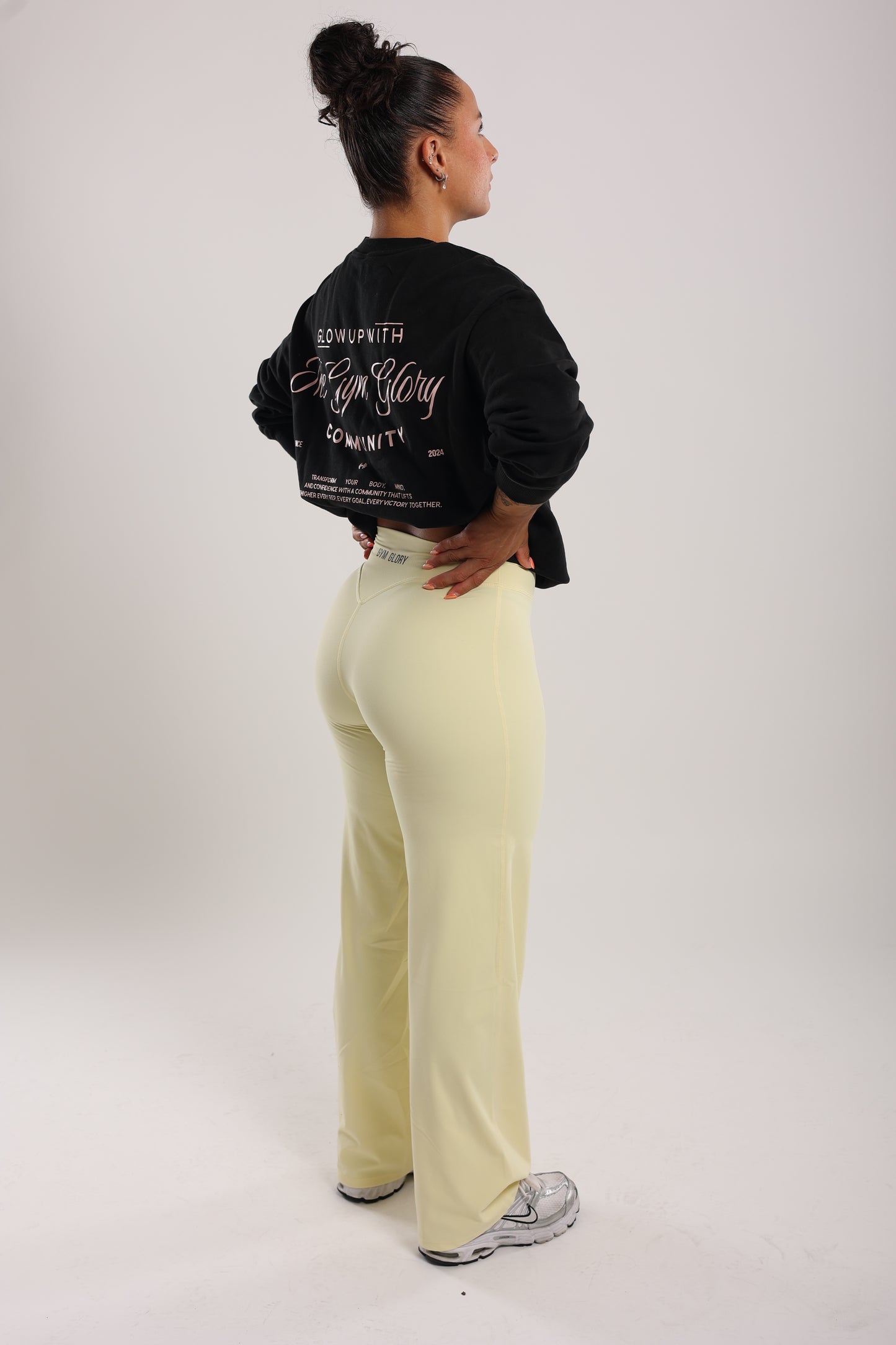 Legging large - MIA - jaune pastel