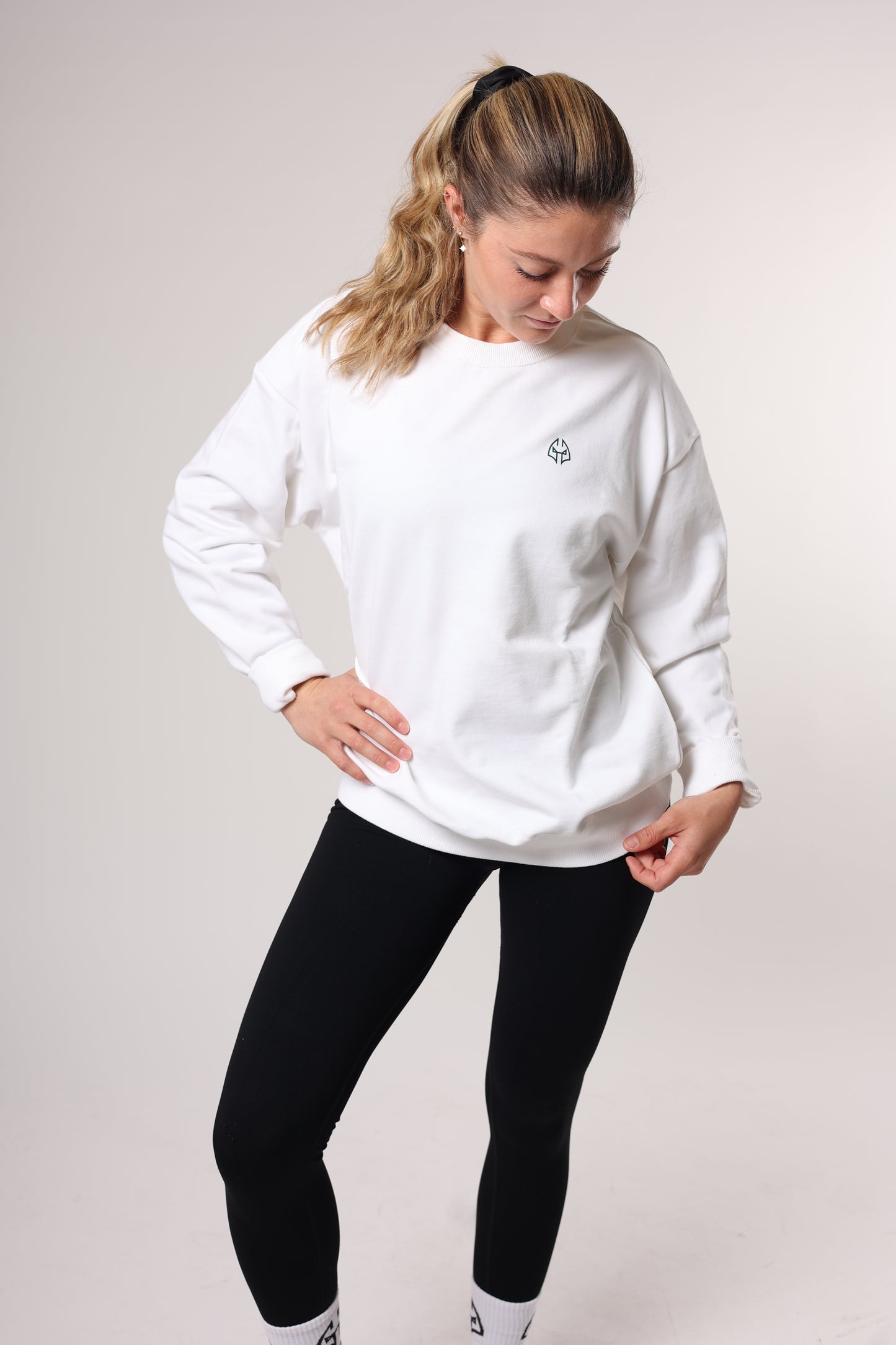 Sweat - GLOW - blanc