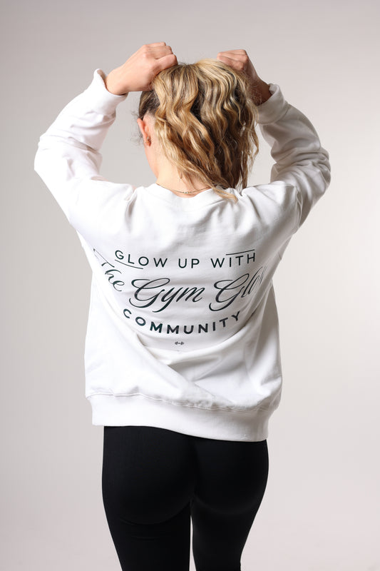 Sweat - GLOW - blanc