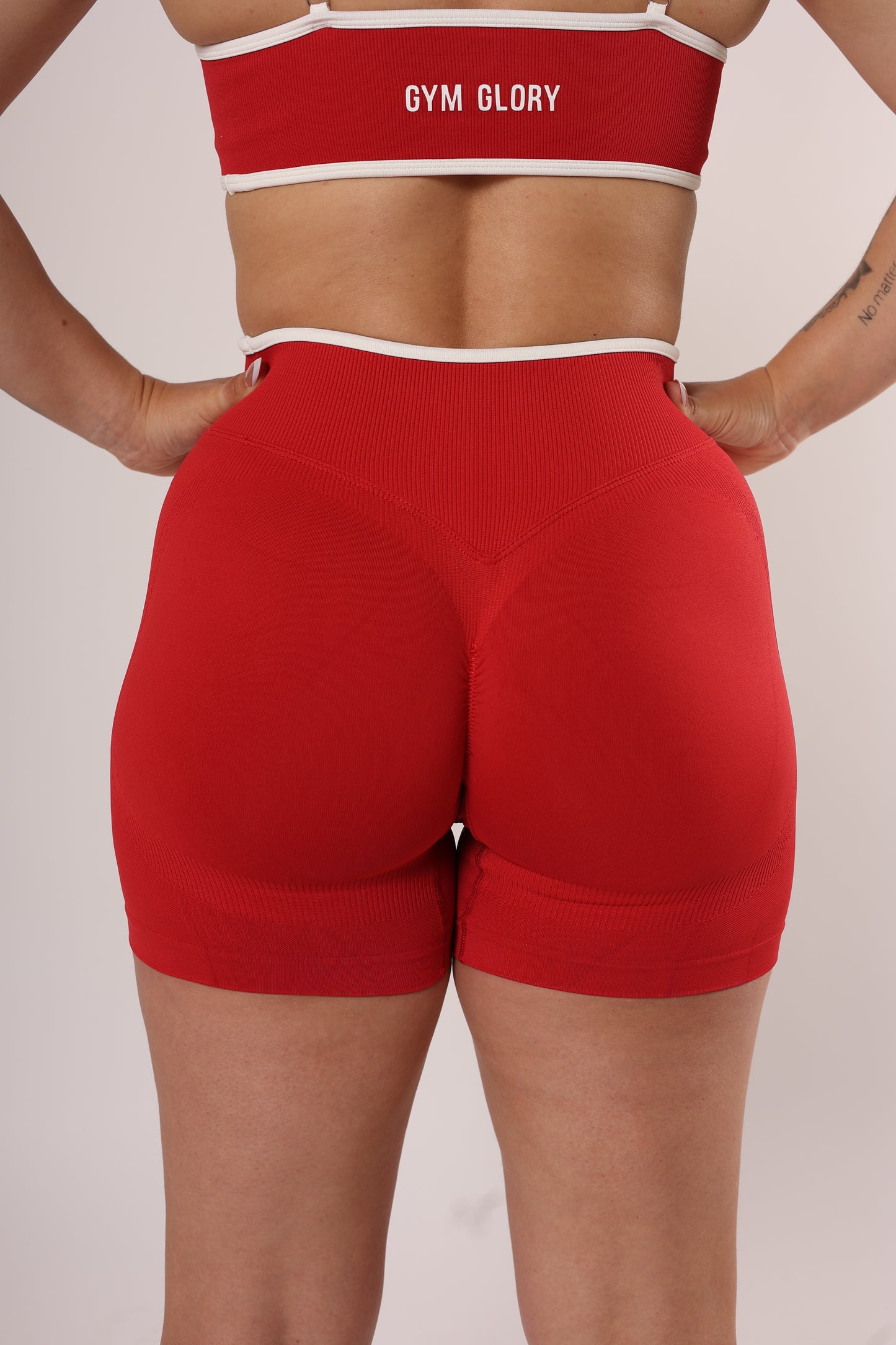 Short - JUNE - rouge