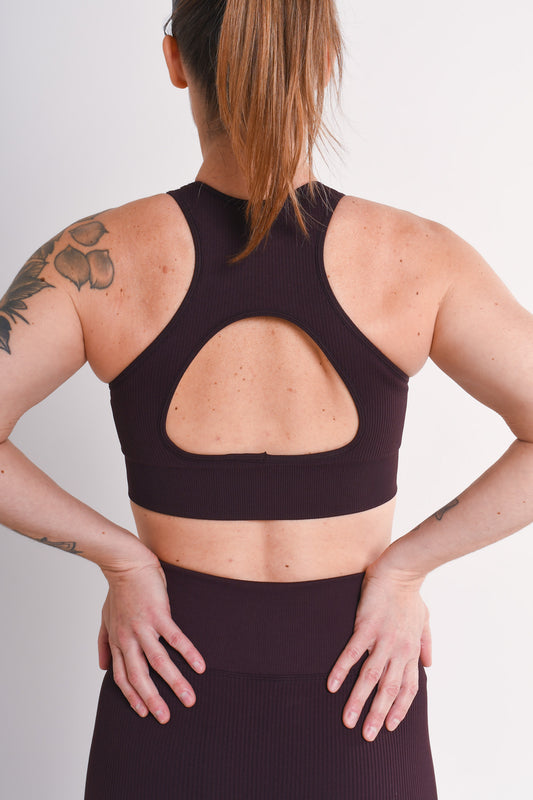 Brassière - JOY - Prune/marron