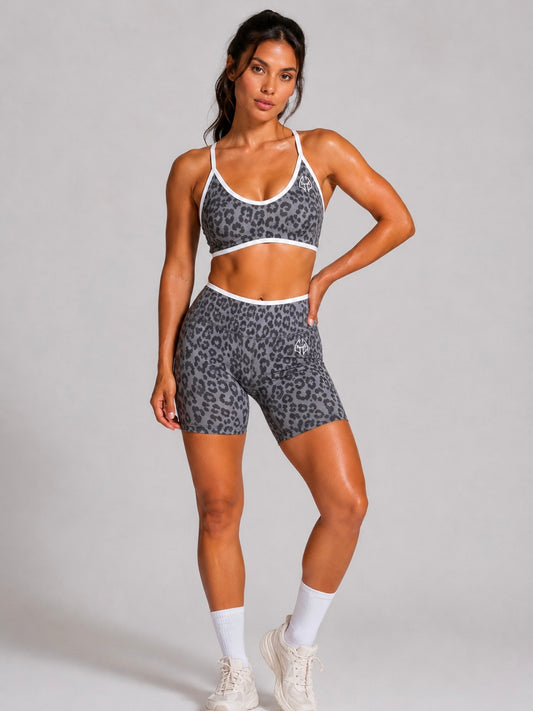 Short JUNE - motif gris