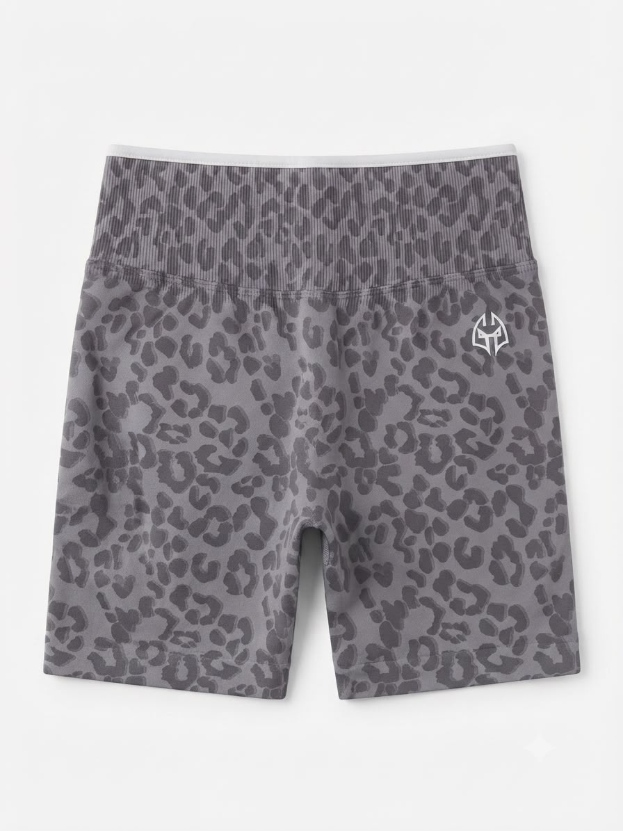 Short JUNE - motif gris